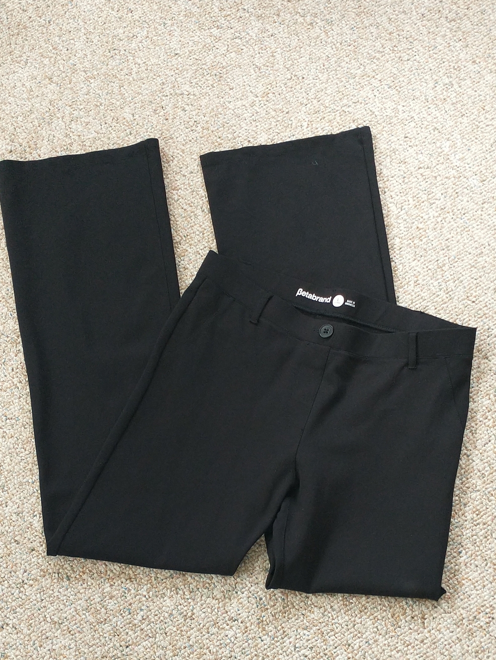 Betabrand Wide Leg Dress Yoga Pants Large Long